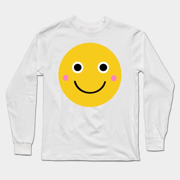 Smile More Long Sleeve T-Shirt by wacka
